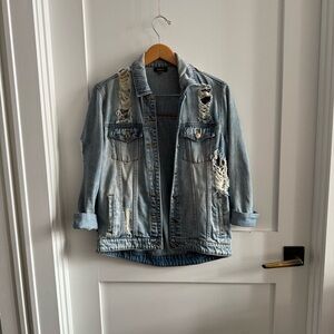 Distressed Denim Jacket